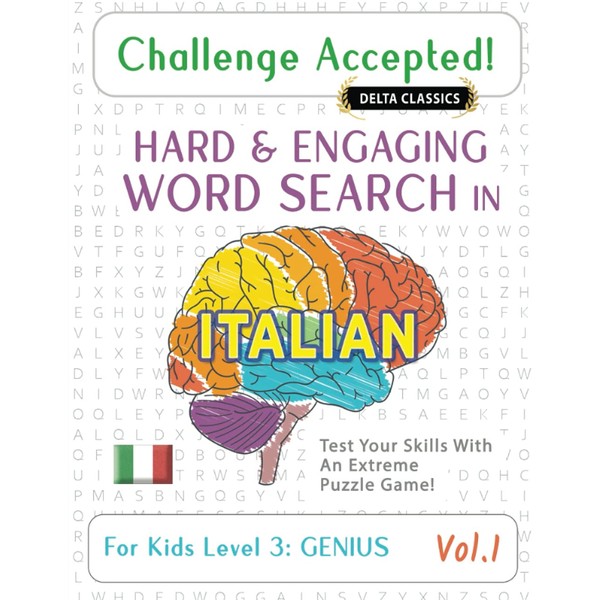 CHALLENGE ACCEPTED! - HARD AND ENGAGING WORD SEARCH IN ITALIAN