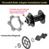 RUJOI Disc Brake Conversion Kit, 1Pcs Disc Brake Adapter Bracket