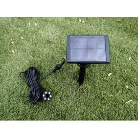 Dehner Solar LED Universal Lighting, Diameter LED Head 3 cm, Plastic, Black