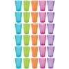 Idea-station Plastic Cups Reusable 350 ml Pack of 30 Colourful
