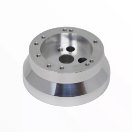 New World Motoring 03-14  Chevy GMC Silverado Sierra 5 & 6 Hole Steering Wheel Polished Hub Adapter