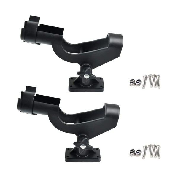 ZONADAH Pack of 2 Fishing Rod Holder, 360 Degree Adjustable