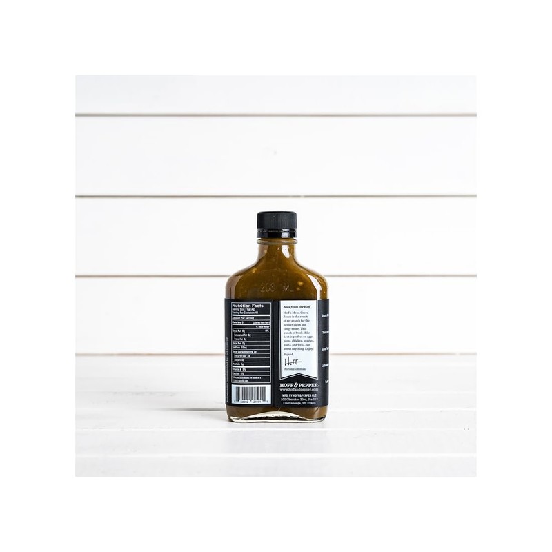 Hoff & Pepper Mean Green Hot Sauce, 6.7 FZ