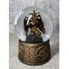 Occult Wicca Sabbatic Goat Baphomet Solve Et Coagula Glitter Water