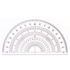 De rapasu Semicircle 分度器 15 cm Acrylic 16 – 504 180 Degree