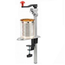 Commercial Can Opener, Heavy Duty Manual Table Mount for #10 & 13" Cans