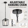 Phaosio Black Pendant Lights Kitchen Island, Modern Farmhouse Light Fixture