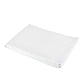 texpot Flat Sheet 150 x 250 cm Smooth White in Various Sizes 100% Cotton without Elastic Band