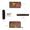 SHARPAD Wallet Genuine Leather for Women - with RFID Blocking