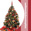 Christmas Tree Topper, Christmas Tree Topper, Red Christmas Tree Decoration,