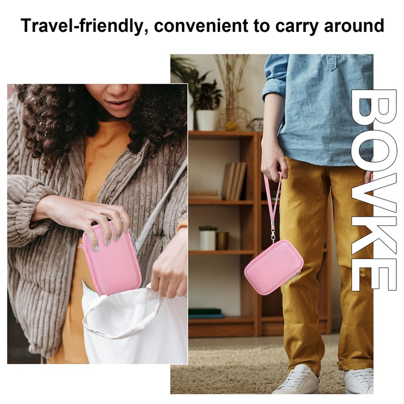 BOVKE Carry Case Compatible with JBL Go 4 Portable Bluetooth