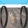 6 Pack 650721 0 Bandsaw Rubber Tires 6" x 1/2"