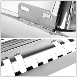 Auto Dynasty Stainless Steel 3 inches Bull Bar Front Bumper Grill Push Brush Guard Compatible with Jeep Wrangler 18-19 (Chrome)