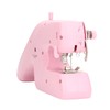 Handheld Sewing Machine Pink Household Small Portable Electric Double Thread