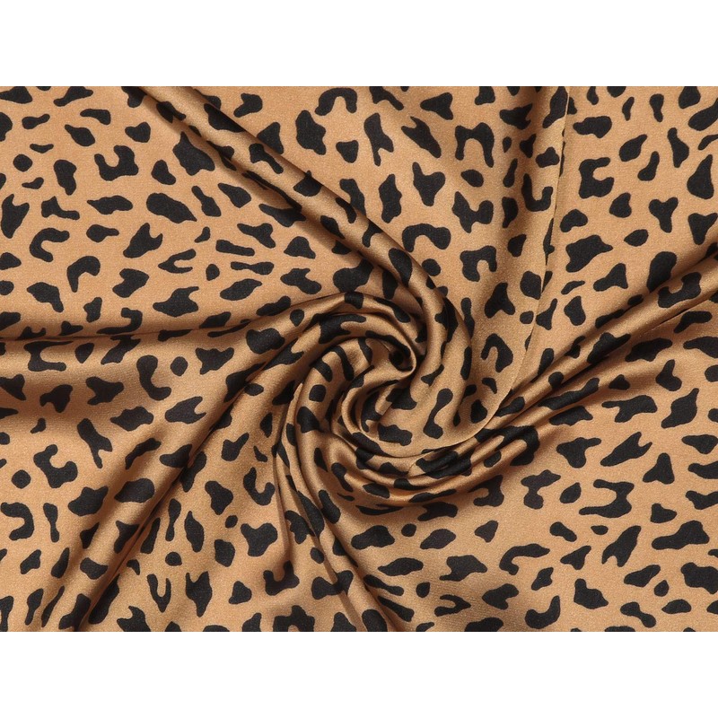 Allegra K Women's Silk Scarf, Square Scarf, Neckerchief, Bandana, Leopard