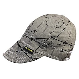 U.S. Welder by Comeaux Supply Welding Cap Grey Barbed Wire (8)