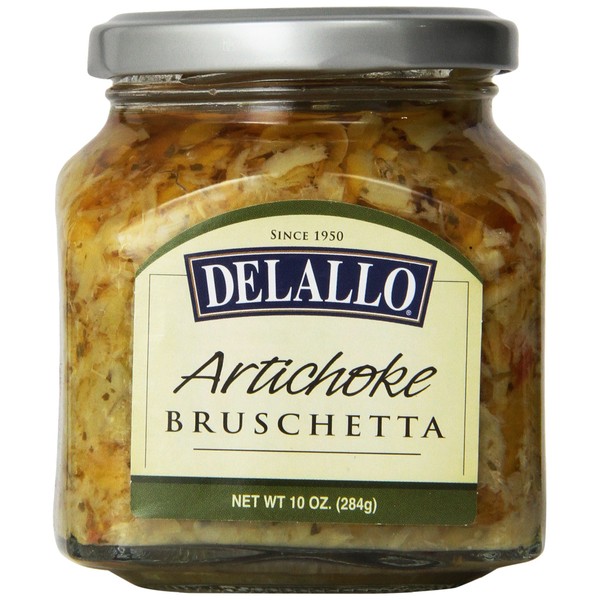 DeLallo Artichoke Bruschetta, 10-Ounce Jars (Pack of 6)