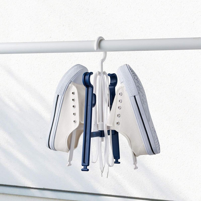 Sekisuijushishoji Shoe Stand SK-1WR White & Royal Blue