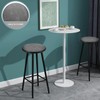 Zerodeko Natural Wood Round Bar Stool Seat Counter Height Stools