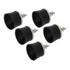 5 PCS Golf Ball Suction Cup Silicone Zinc Alloy Golf