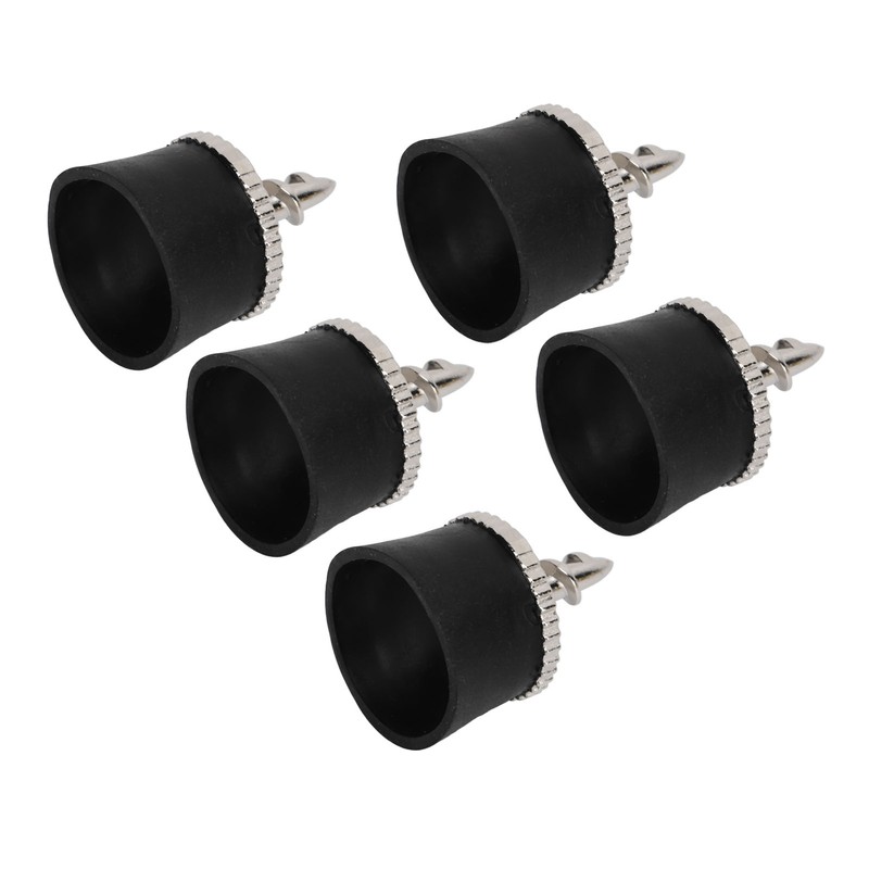 5 PCS Golf Ball Suction Cup Silicone Zinc Alloy Golf