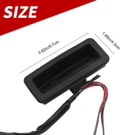 MospdyGear LR073594 Car Boot Rear Tailgate Lid Release Switch, Replacement for Land Rover Discovery 4 and 3, Replaces LR014482 LR071910