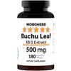 MONOHERB Buchu Leaf Extract 500 mg - 180 Capsules