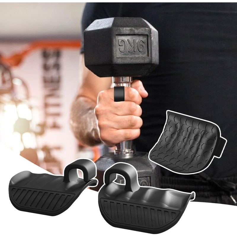 Wnddle Grips for Weight Lifting, Anti-Slip Workout Weight Lifting Grips,