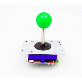 Atomic Market 2/4/8 Way Adjustable Arcade Joystick PC Fighting Stick Parts for Video Game Arcade Lime Green Ball Tall