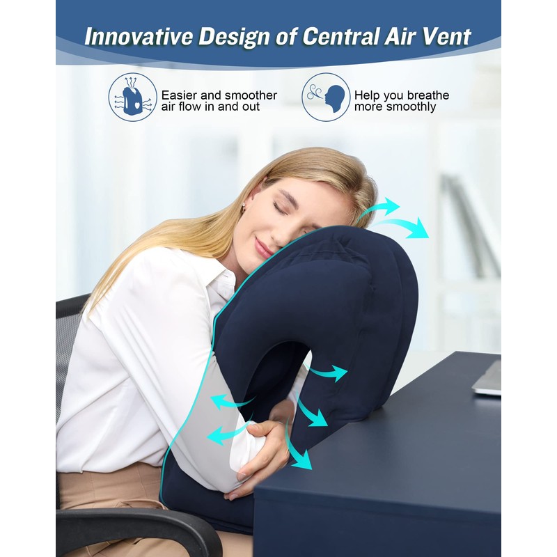 JefDiee The inflatable travel pillow - for more comfort in