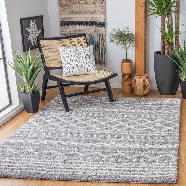 SAFAVIEH Arizona Shag Collection Accent Rug - 4' x 6',