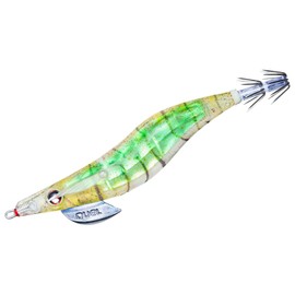 Duel A1782-GOSL LQ Lens Transparent Wrap Squid Fishing Lure, Bigfin Reef Squid, No. 3.5, 04: Ghost Aurora Shrimp