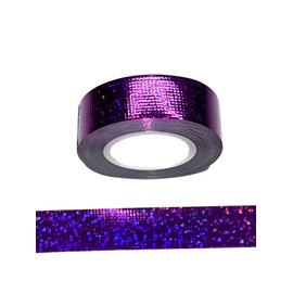 Syntego Washi Tape Glitter Effect 15mm x 5m Decorative Washi Tape Painter's Tape (Purple)