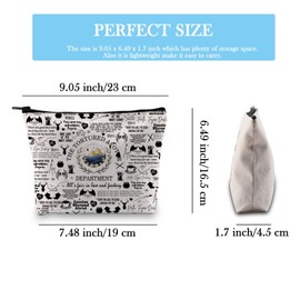 GJTIM Fantasy Novel Inspired Makeup Bag Bookish Merchandise Book Fans Gift for Book Lovers (TorturedAC Bag)