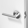 Okun Brio 1-Pack Chrome Privacy Door Levers – Push Button