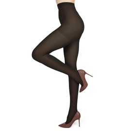 Melas Control Top Opaque Tights for Women, Comfortable and Smoothing Tummy Control Tights, 60 Denier - Sizes Small-Q2