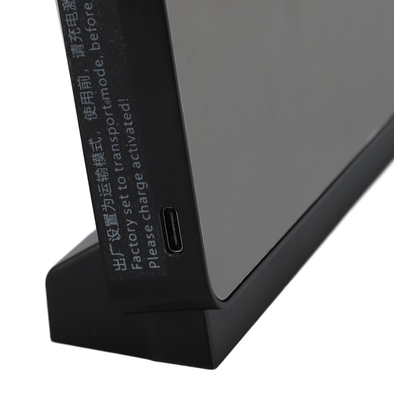 Projection Alarm Clock USB Rechargeable White Light Snooze Function Adjustable