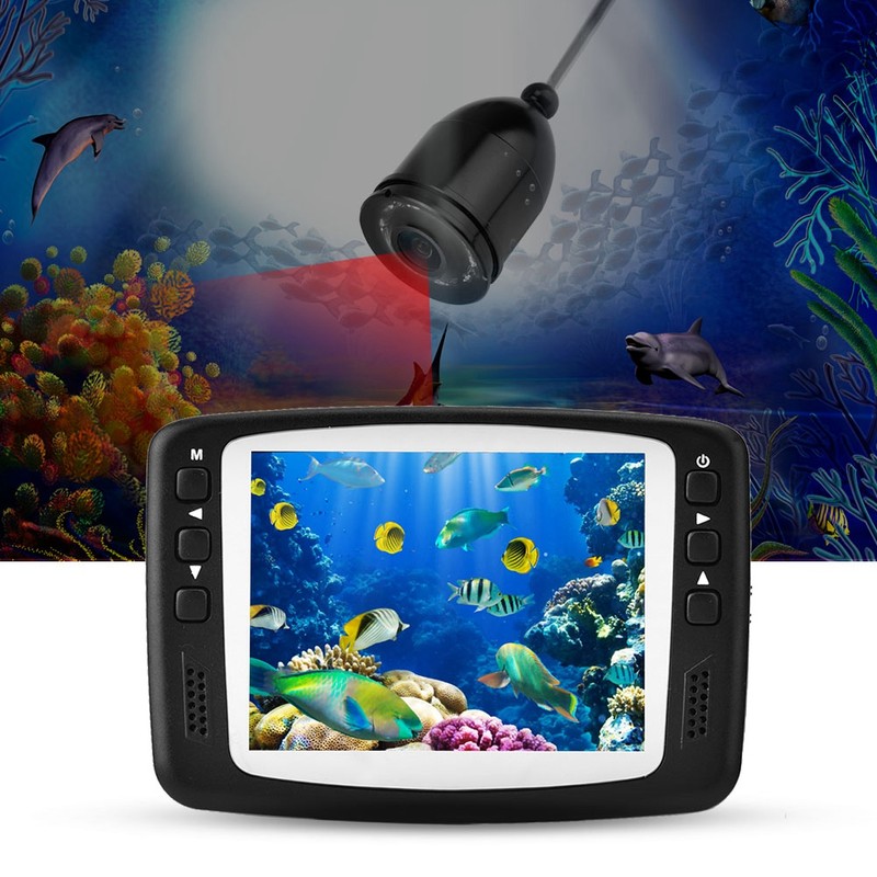 3.5 Inch HD IR Night Vision Underwater Camera Color Diving