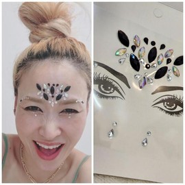 [XBG1840N]페이셜 쥬얼리 메이크업 할로윈 크리스탈 [XBG1840N] Facial Jewelry Makeup Halloween Crystal [ONECOLOR／FREE]