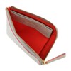 Kisora KIVP-058 ATHENS Women's Mini Wallet, L-Shaped Zipper, Genuine Leather,