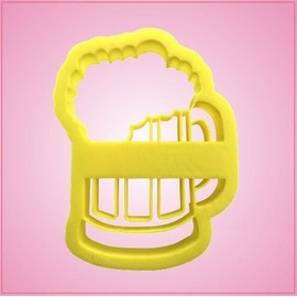 Embossed Beer Mug Cookie Cutter 3-1/2 Inches Tall