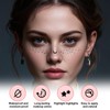 lasuroa 16pcs Temporary Glitter Face Tattoos Freckles, Waterproof Face Glitter