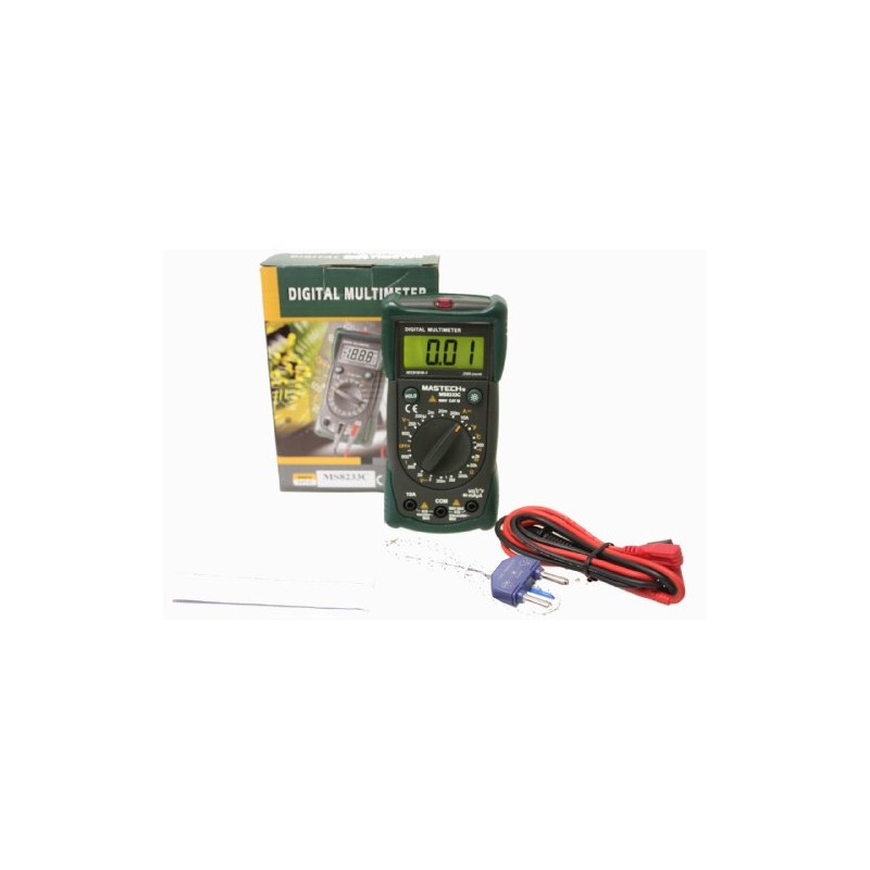 Sinometer MS8233C Digital Multimter with Non-contact AC Voltage Detector &