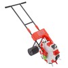 GrfceVue Hand-Push Garden Seeder, 6 Nozzles Handheld Seeding Machine Portable