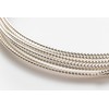 20 Gauge, 935 Argentium Silver Round Twist-Pattern Wire Dead Soft