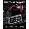 5000A Portable Jump Starter for Car, 12V Jump Box for