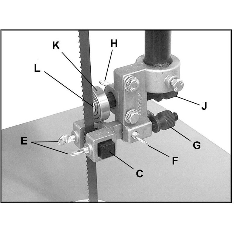Rockwell Delta 14" Band Saw Upper Wheel, Lower Drive Shaft,