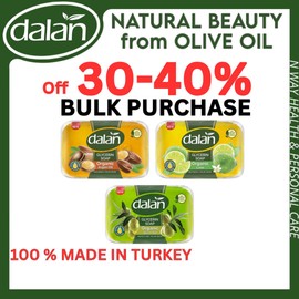 DALAN d’OLIVE GLYCERINE SOAP OLIVE OIL / LIME / ARGAN OIL