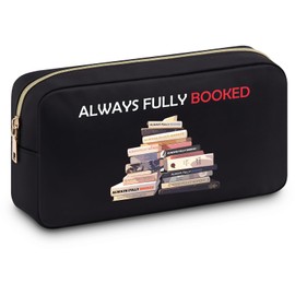 Book Lovers Gifts Cosmetic Bag Bookish Gifts for Book Lovers Women Book Club Gifts for Readers Bookworms Readers Librarian Book Lover Bag for Readers Book Best Friend Themed Gifts Makeup Travel Pouch