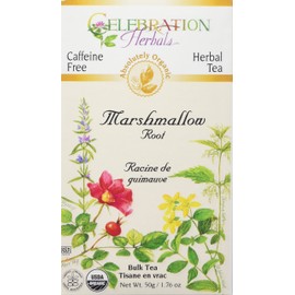 Celebration Herbals Organic Marshmallow Root Bulk Tea Caffeine Free -- 1.76 oz